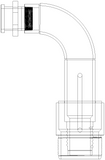 GROUT ADAPTER (WITH HANDLES), SYSBOHR THREAD (239049-H)