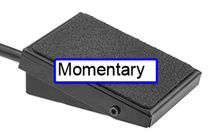 FOOT PEDAL, MOMENTARY (242297)